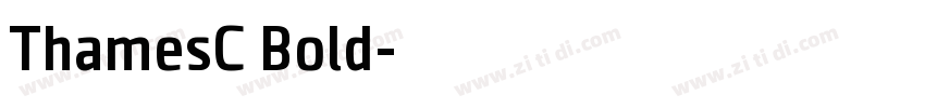 ThamesC Bold字体转换